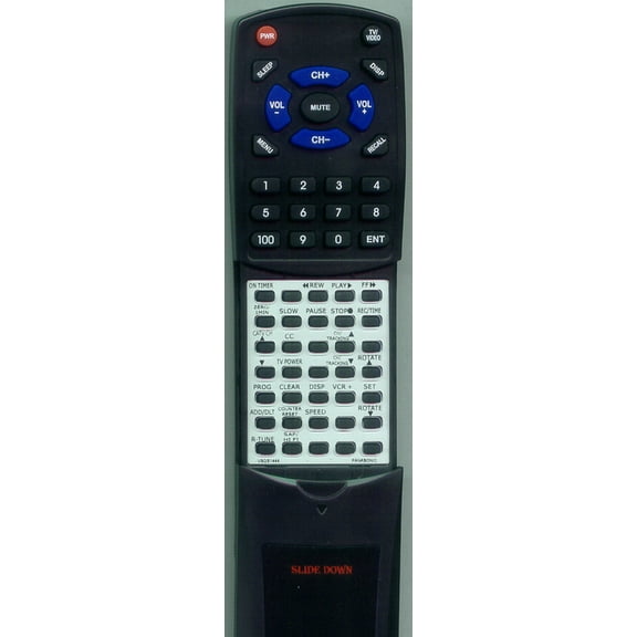 Replacement Remote for PANASONIC RTVSQS1444, VSQS1412, PVM2065, PVM2066, PVM1355W, PVM2765, PVM2045, PVM2035