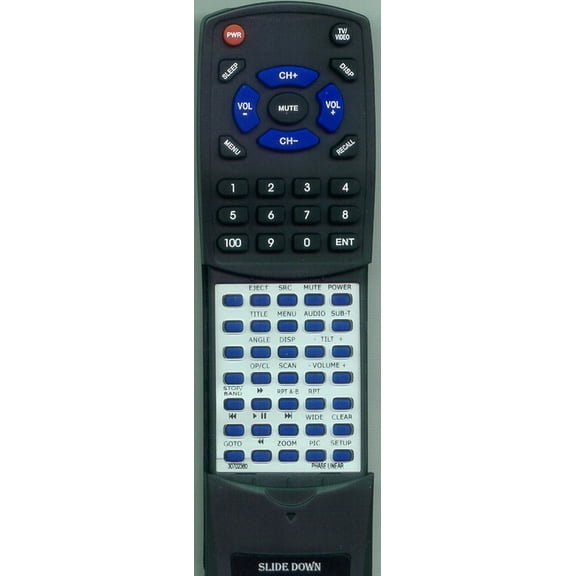 Replacement Remote for PHASE LINEAR 30702360, RT30702360, UV8, UV8I