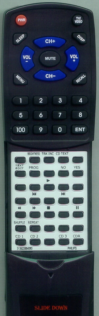 Replacement Remote for PHILIPS 313922884060, RT313922884060, RC250601 ...
