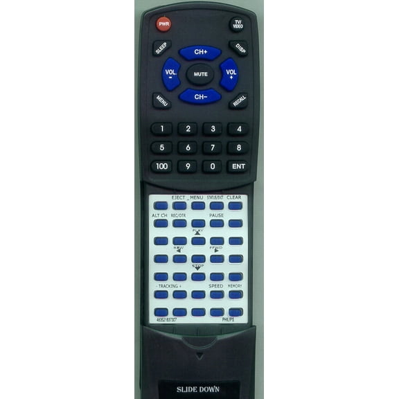 Replacement Remote for PHILIPS 483521837307, RT483521837307, N0344UD, CCC090AT, CCC190AT32, CCC092AT01, CCC130AT01, CCC190AT31, CCC090AT01, CCC092AT,