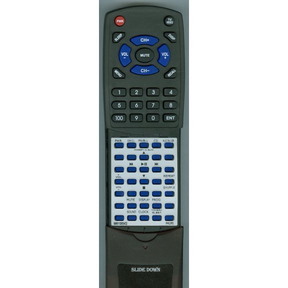 Replacement Remote for PHILIPS 996510063432, BTM2180, RT996510063432