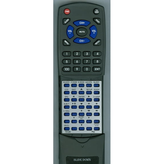 Replacement Remote for PYLE RTP27LCDD, P27LCDD, P33LCDD