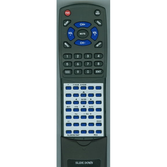 Replacement Remote for RCA 10R, RLDED4016A-E, RLDED4215A-B, RLDED5078A-F, RLDED5078A-G, RLED2845A-E, PLDED5068A-B, PLED2435A-G