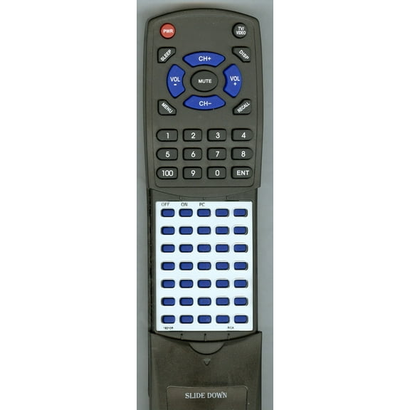 Replacement Remote for RCA 192108, RT192108, CRK53D, X13135EB, F25143WN, X20163WN, X26021EB, X20321EB, X26041TN, F25163WN, F20343WN, X26025, X20341EB