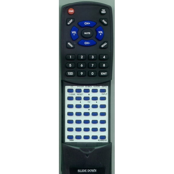 Replacement Remote for RCA 244889, RT244889, CRK17TD1, J36530, J36530 MASTER, J36530MASTER, J24F635, J25435, J25435 MASTER, J25435MASTER, J27430, J27