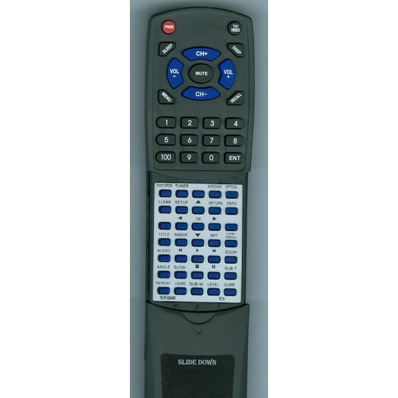Replacement Remote for RCA RTRCR192AA8, RCR192AA8, RTD316WI, RTD615I