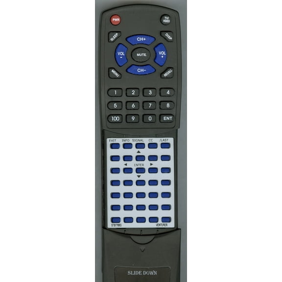 Replacement Remote for RCA RTSTB7766G, STB7766G1, STB7766C