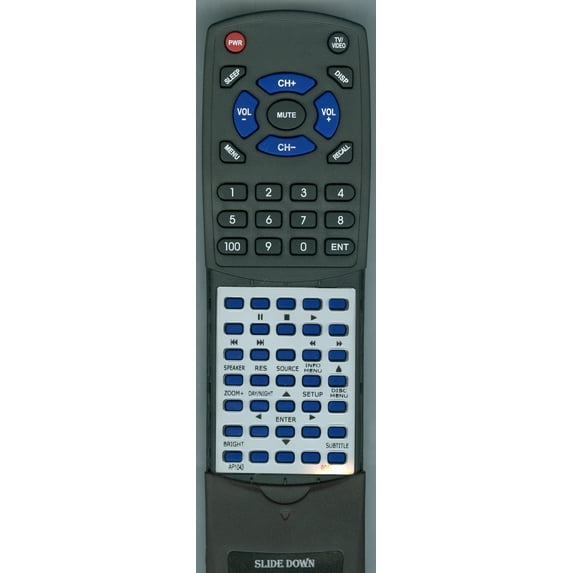 Replacement Remote for ROSEN AP1043, RTAP1043, Z10