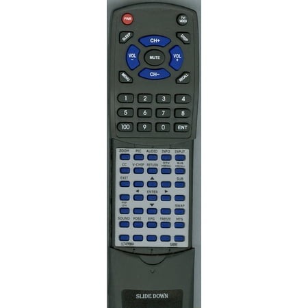 Replacement Remote for SABRE RTLCT47PBKA, LCT47PBKA
