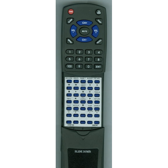Replacement Remote for SAMSUNG AK59-00123A, RTAK5900123A, AK5900123A, BDD5500, BDD6500ZA, BDD6500, BDD5500C, BDD5700, BDD5700ZA, BDD6100C