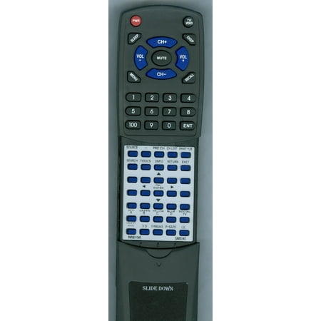 Replacement Remote for SAMSUNG BN5901134B, BN59-01134B, RMCQTD1AP2, UN55D6900, UN46D6900W, UN46D6900WFXZA, UN46D7000, UN46D7000LF, UN46D7000LFXZA, UN