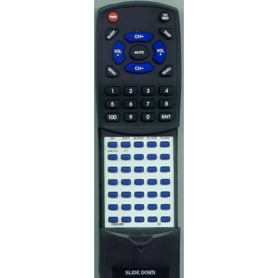Replacement Remote for SANSUI RT076E0NJ060, 076E0NJ060, CTGV5463D, DTV2798, DTV2798A, DTV3250, DTV2750