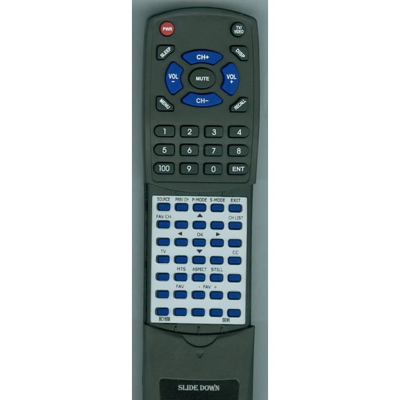Replacement Remote for SEIKI RTBC18SB, BC18SB, SC323FI