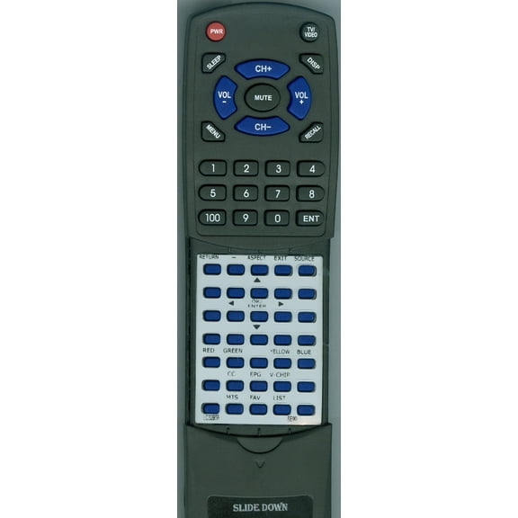 Replacement Remote for SEIKI RTLC32B56, LC32B56