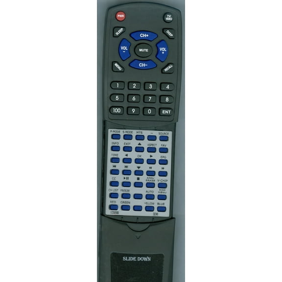 Replacement Remote for SEIKI RTLC32G82, LC32G82