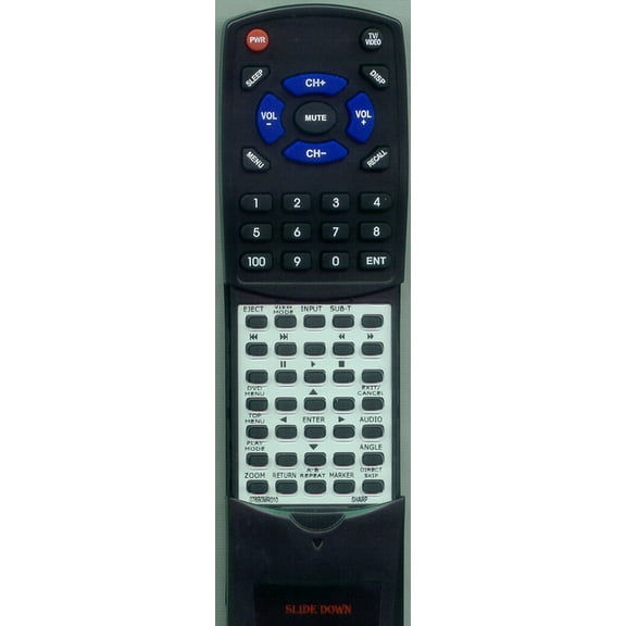 Replacement Remote for SHARP 076B0MR010, RT076B0MR010, GA480WJSA, LC26DV20U, LC20DV20US, LC26DV10U, LC20DV20U