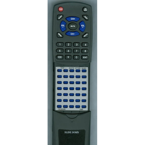 Replacement Remote for SHARP CRMC-A526JBEZ, RTCRMCA624JBEZ, CRMCA526JBEZ, AFR85BX, AFR60DX, AFS50EX, AFR80DX, AFS120DX, AFR100DX, AFP80CX, AFS50CX, A