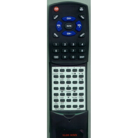 Replacement Remote for SHARP RRMCGA133AWSA, RTRRMCGA133AWSA, GA133AWSA, XLDK225, XLDK255