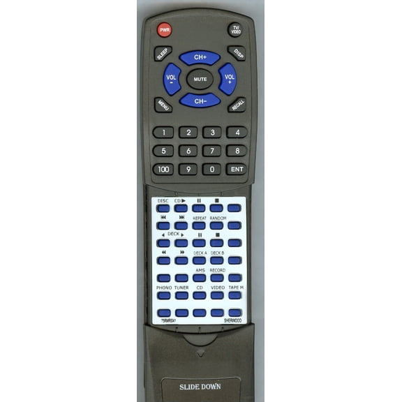 Replacement Remote for SHERWOOD 75RMRX41, RT75RMRX41, RMRX41, RX4010R