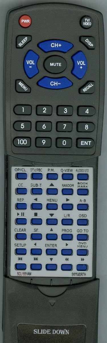 Replacement Remote for SKYWORTH SCL1551AM, RTSCL1551AM, SCL1551 ...