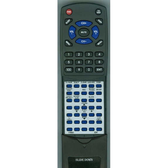 Replacement Remote for SONY 1-475-553-21, 147555321, RT147555321, RMTV231A, SLV677HF, SLV678HF, SLV478, SLV678HFPX