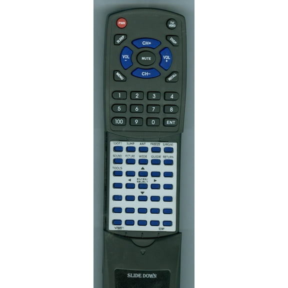 Replacement Remote for SONY 1-479-955-11, 147995511, RT147995511, RMYD013, KDL70XBR3, KDL52XBR3, KDL46XBR3, KDL40XBR3