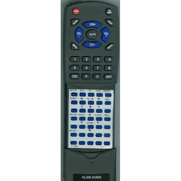 Replacement Remote for SONY A-1113-245-A, A1113245A, RTA1113245A, RMTCDVD57A, ICFDVD57TV