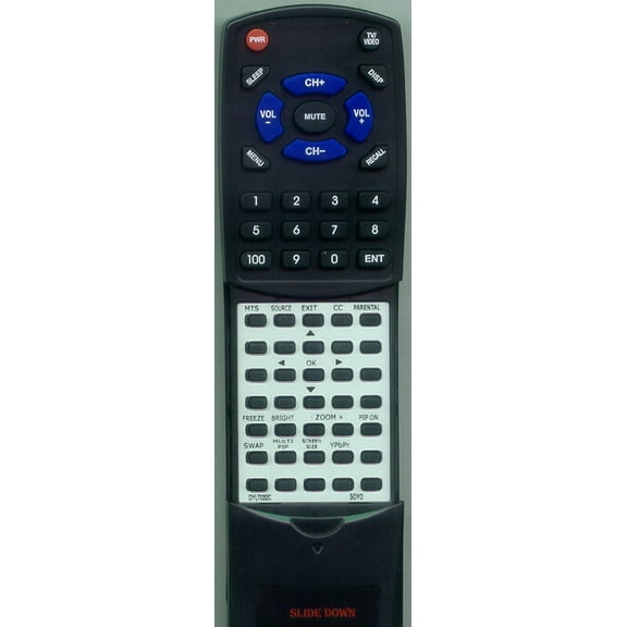 Replacement Remote for SOYO RTDYLT032C, DYLT032C