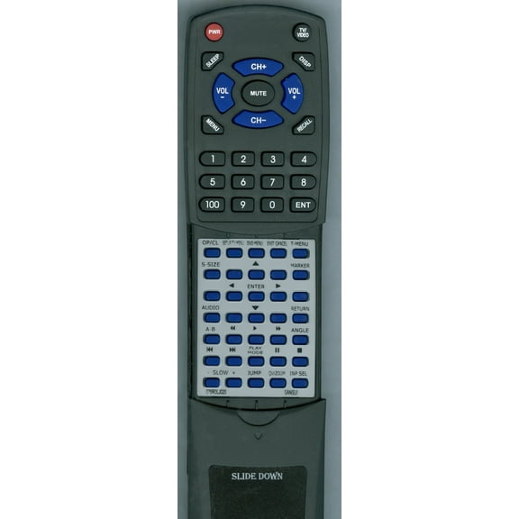 Replacement Remote for Sansui 076R0LJ020, HDLCDVD325, HDLCDVD325B, HDLCDVD265, HDLCDVD190A, HDLCDVD265A