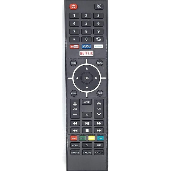 Replacement Remote for Sanyo LED, LCD, and Smart TVs