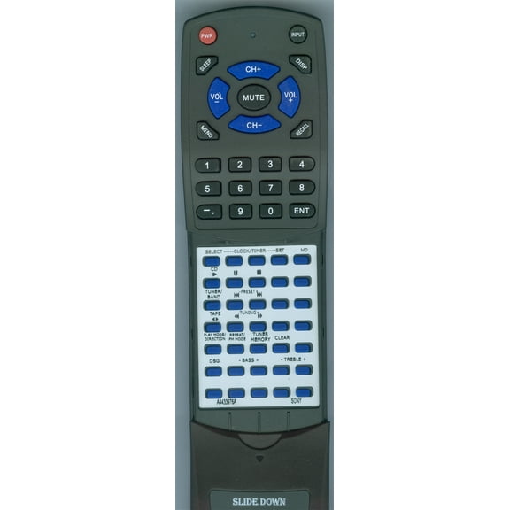 Replacement Remote for Sony RM-SGP5, CMT-EP313, CMT-EP414, CMT-GP5, HCD-EP313