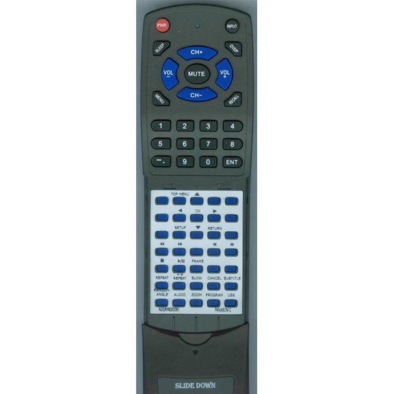 Replacement Remote for Sylvania NB096, DP170SL9, NB096UD
