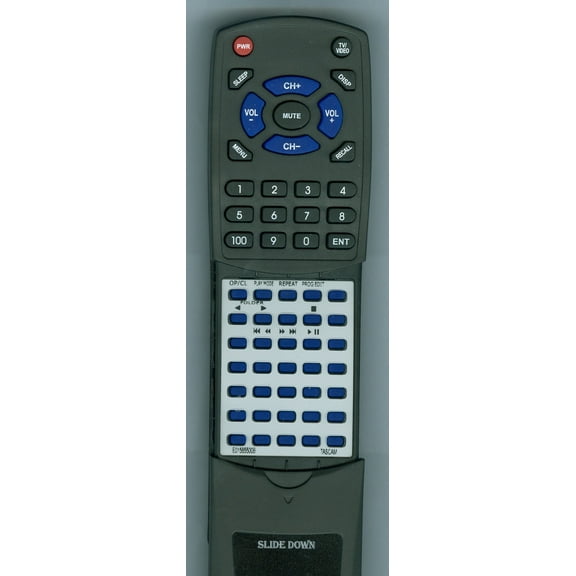 Replacement Remote for TASCAM E01565500B, RTE01565500B, RCCD200, CD200