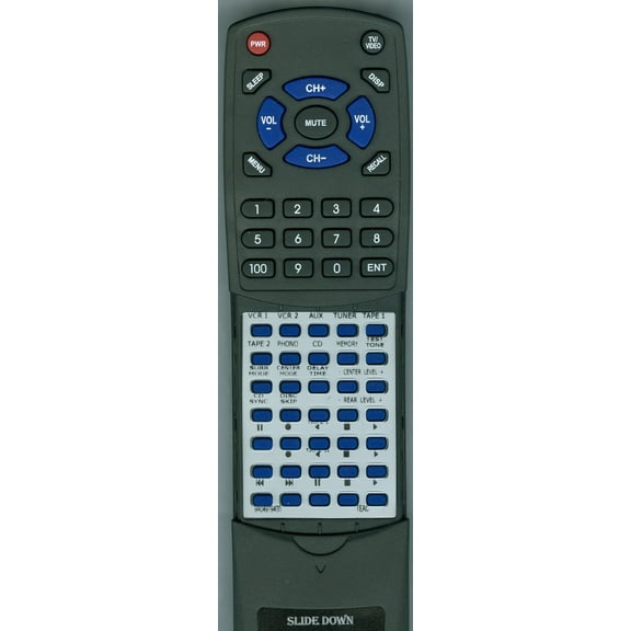 Replacement Remote for TEAC 9A04979400, 9A05474100, RT9A04979400, UR406, AGV8050, AGV3050, UR405, TRSV7000