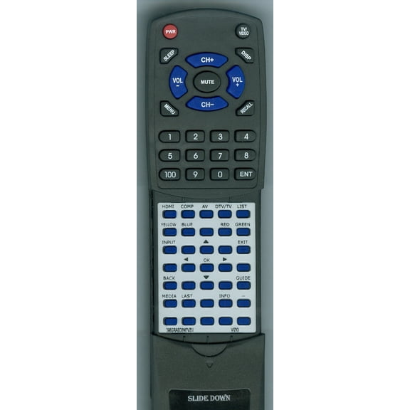 Replacement Remote for VIZIO RT098GRABD8NEVZU, VUR14, M370VT, M320VT, M420VT, E421VA, E550VA, E371VA, E321VA, E420VA, E320VA, E470VA, E370VA, M470VT,