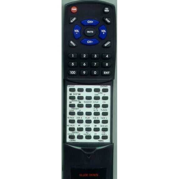 Replacement Remote for YAMAHA VG808500, RTVG808500, VG80850, RX730