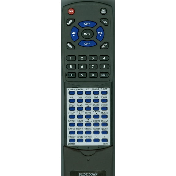 Replacement Remote for YAMAHA WG503000, RTWG503000, RAV308, HTR5935, YHT370