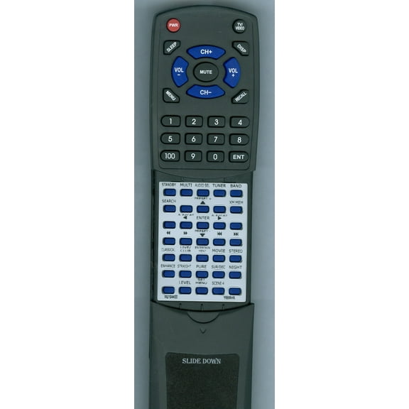 Replacement Remote for YAMAHA WJ194400, RTWJ194400, RAV326, HTR6080BL, HTR6060, RXV661, RXV661BL, HTR6080, RXV861, RXV861BL
