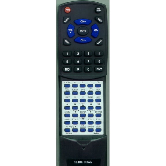 Replacement Remote for YAMAHA WN058100, RTWN058100, RAV283, HTR6230, RXV365, YHT590, HTR6130, YHT491BL, YHT390BL, RXV363, YHT391, HTR6230BL, YHT391BL