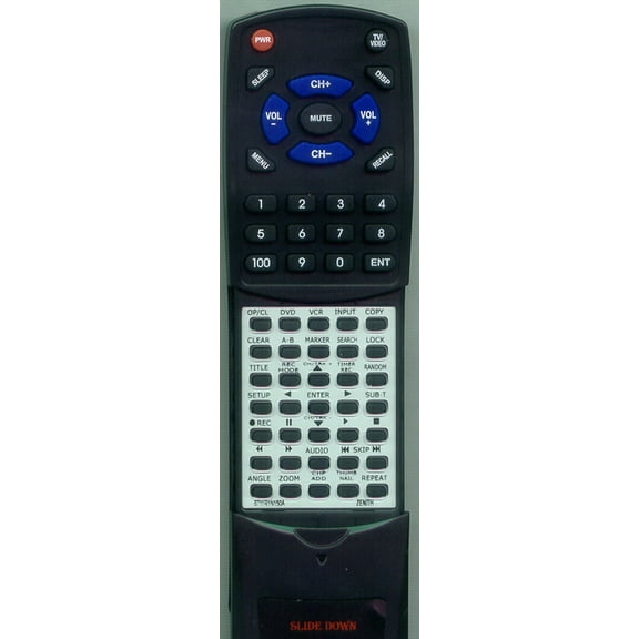 Replacement Remote for ZENITH 6711R1N150A, RT6711R1N150A, XBR413