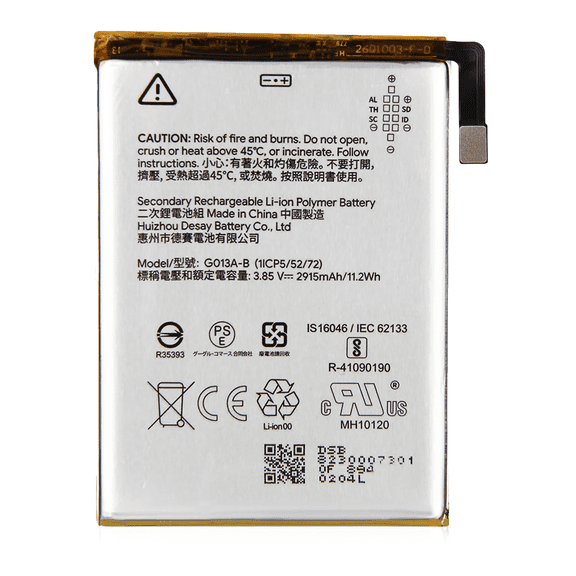 Replacement Replacement Battery Compatible For Google Pixel 3 (Genuine OEM)