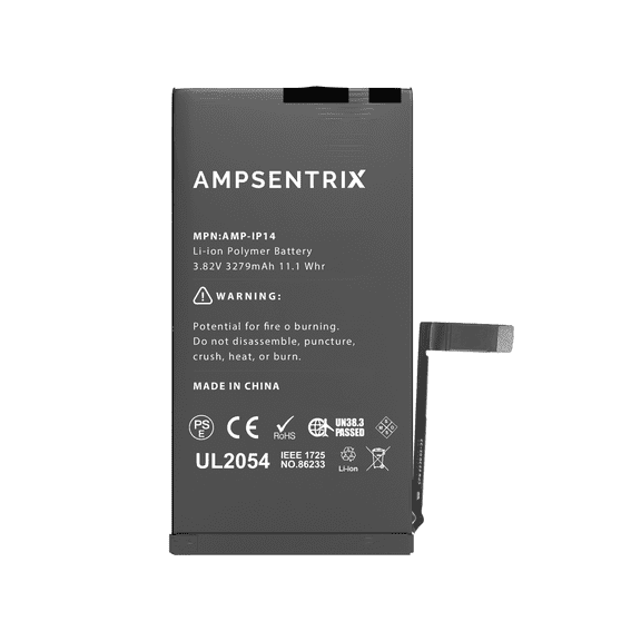 Replacement Replacement Battery Compatible For iPhone 14 (AmpSentrix)