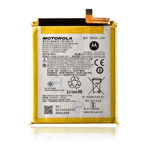 Replacement Replacement Battery Compatible With Motorola Moto E (XT2052 / 2020) (LC40) (Genuine OEM)