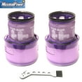 thumbnail image 1 of MaximalPower Reusable Vacuum Filter Compatible for Dyson V11 Torque & Animal Series, SV14, V15 Cordless Stick Vacuums, Compare to Part # 970013-02 970013-03 (2 Pack + Brush), 1 of 7