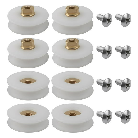 Replacement Roller Wheels Compatible Shower Parts Enhanced Safety Features