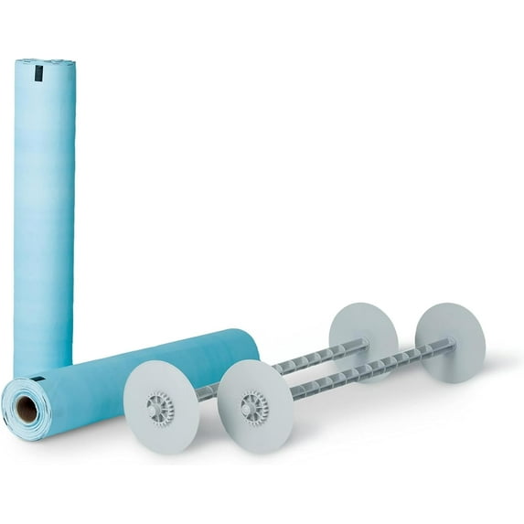 Replacement Rolls for Self-Cleaning Dog Potty | Disposable Absorbent Pee Pad, Super Absorbent, Controls Odor | No Mess Training Puppy Pads for Dogs 25 lbs & Under | 2 Roll Pack