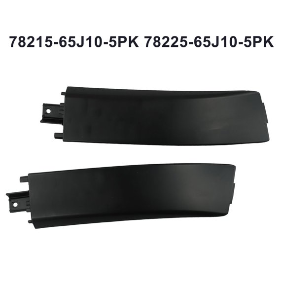 Replacement Roof Rack Rail Front End Cap Set Pair for Suzuki Grand Vitara Models 2006 to 2015 Plastic Left/Right OEM