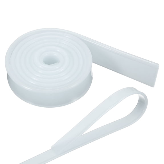 Replacement Rubber Squeegee, 41 Inch Household Silicone Squeegee Blade Refill Durable and Easy to Install for Glass Cleaning, Windows, Shower Doors, Mirror & Car Glass, White