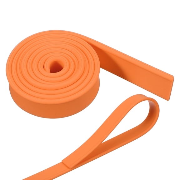 Replacement Rubber Squeegee, 41 Inch Household Silicone Squeegee Blade Refill Durable and Easy to Install for Glass Cleaning, Windows, Shower Doors, Mirror & Car Glass, Orange