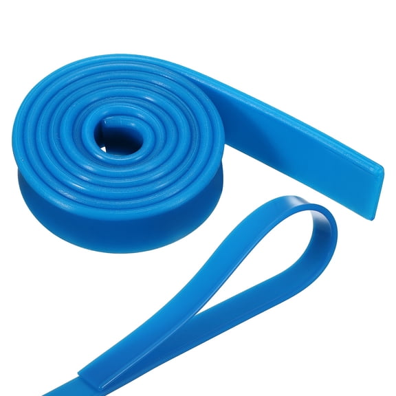 Replacement Rubber Squeegee, 41 Inch Household Silicone Squeegee Blade Refill Durable and Easy to Install for Glass Cleaning, Windows, Shower Doors, Mirror & Car Glass, Blue